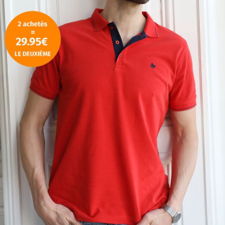 Out Of Ireland Aaron Red Polo Shirt
