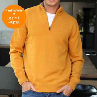 Celtic Alliance Yellow Half Zip Sweater