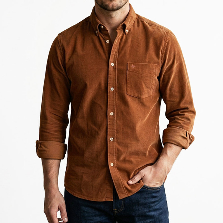 Chemise Brad Chocolat Out Of Ireland
