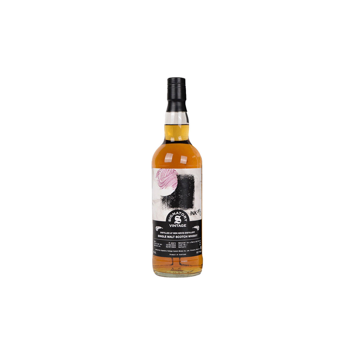 Ink6 Ben Nevis 8 ans 2016 sv 70cl 61.7°