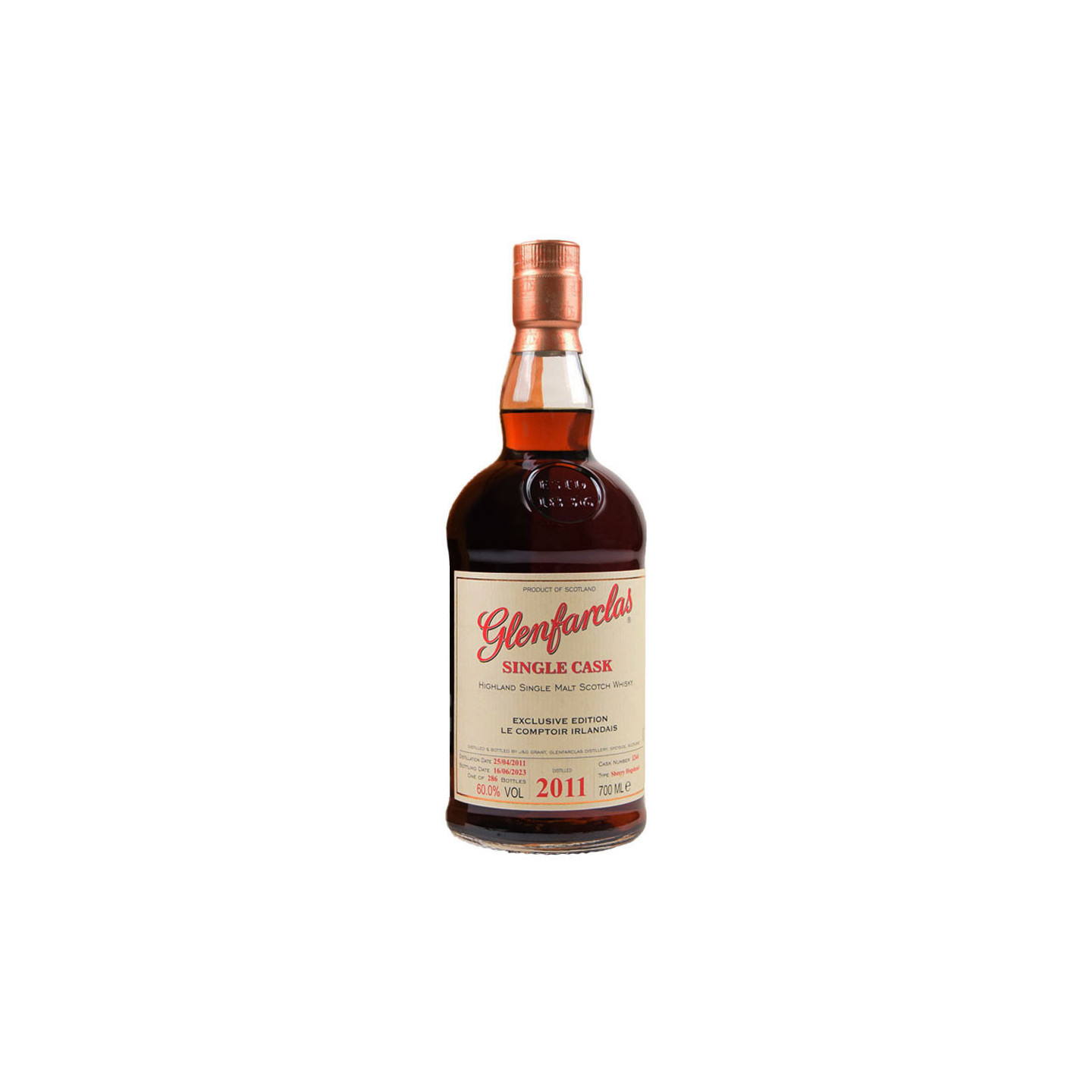 Glenfarclas 2011 Cask 1244 70cl 60°