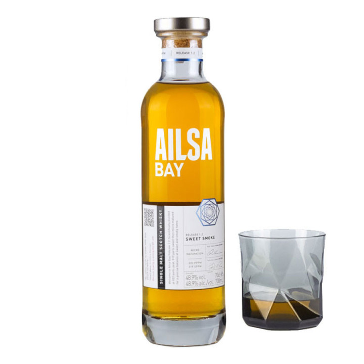 Ailsa Bay 1.2 Sweet Smoke 70cl 48.9° + verre