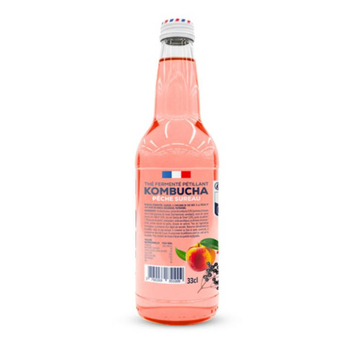 Kyo Kombucha Peach and Elderberry 33cl