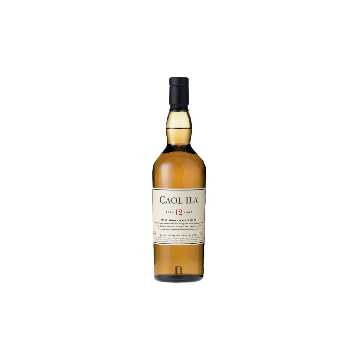 Whisky Caol Ila 12 ans 70cl 43'