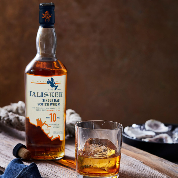 Whisky Talisker 10 ans 70cl 45.8'