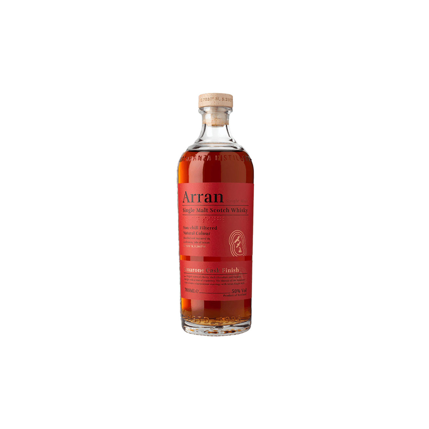 Arran Amarone Cask Finish 70cl 50° - Le Comptoir Irlandais