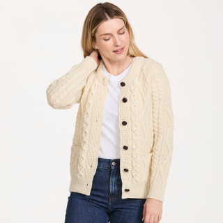 Cardigan Lumber Écru Aran Woollen Mills
