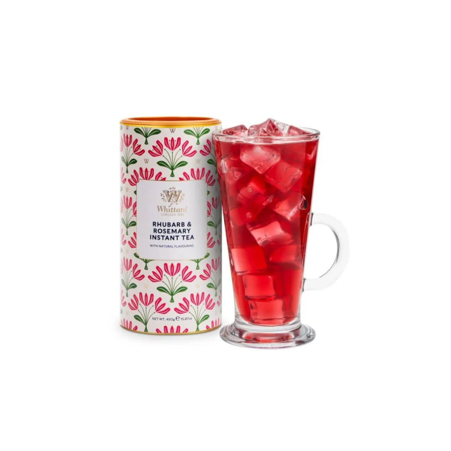 Thé Instantané Sucré Rhubarbe & Romarin Whittard of Chelsea 450g