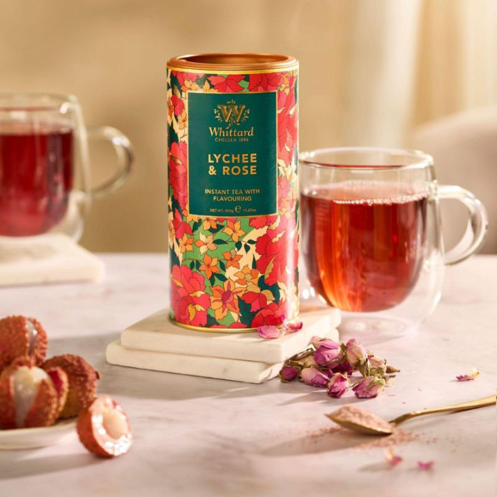 Thé Instantané Sucré Litchi & Rose Whittard of Chelsea 450g