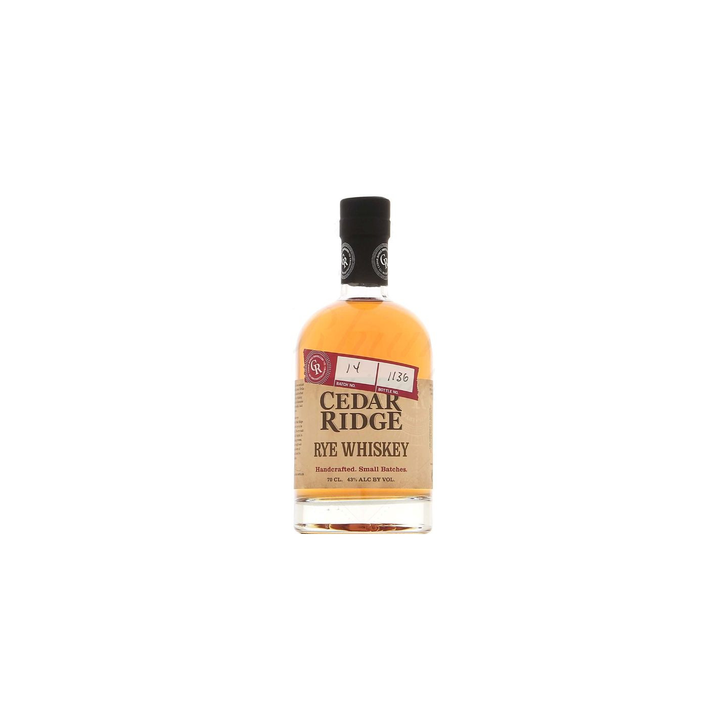 Cedar Ridge Rye 70cl 43°