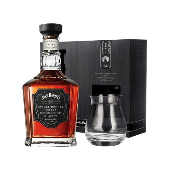 Jack Daniel's Single Barrel Gift Set with Glass 70cl 45% | Le Comptoir Irlandais
