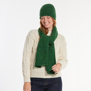 Echarpe Ballina Vert Aran Woollen Mills