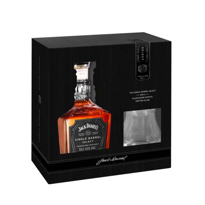 Coffret Jack Daniel's Single Barrel avec Verre 70cl 45% | Le Comptoir Irlandais