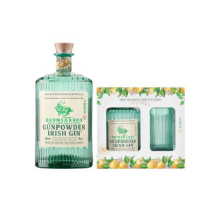 Drumshanbo Gunpowder Sardinian Citrus Gin Gift Set 70cl 43% | Le Comptoir Irlandais