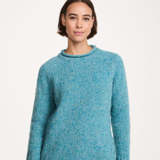 Pull Ballina Bleu Ciel Aran Woollen Mills