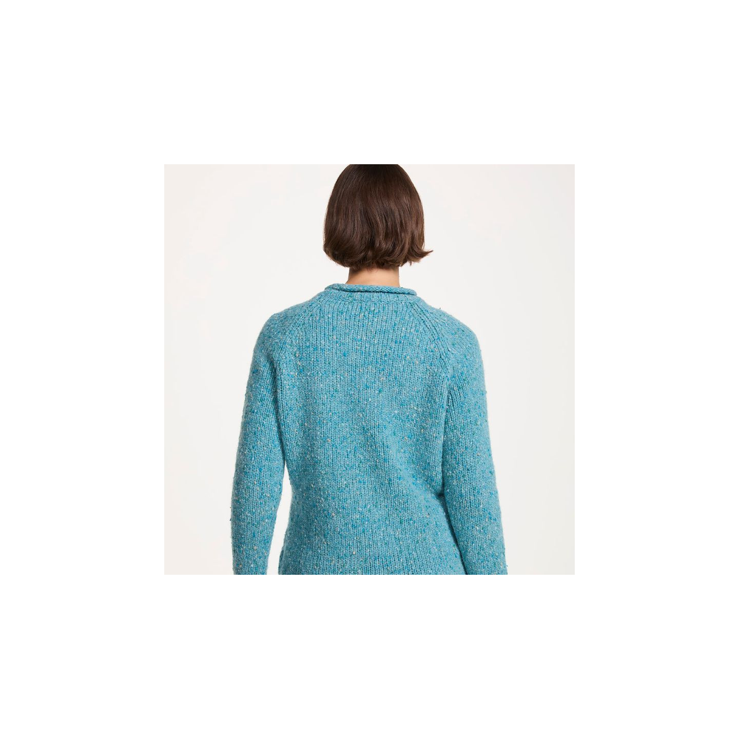 Pull Ballina Bleu Ciel Aran Woollen Mills