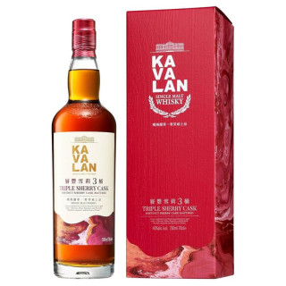 Kavalan Triple Sherry Cask 70cl 40% | Single Malt Taïwanais | Le Comptoir Irlandais