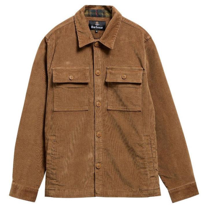Surchemise Trimmed Cord Sandstone Barbour