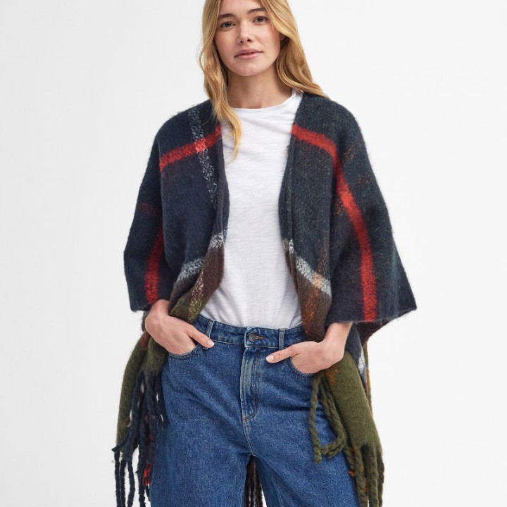 Barbour Blair Serape Shadow Classic Tartan Stole