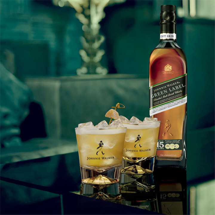 Johnnie Walker Green Label 15 Year Old 43% | Blended Malt Scotch Whisky | Le Comptoir Irlandais