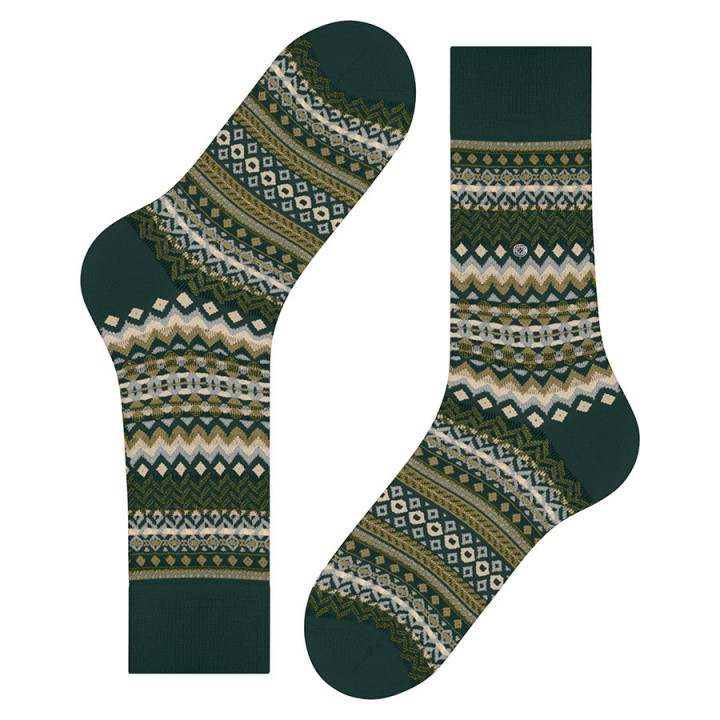 Chaussettes Burlington Fair Isle So Homme