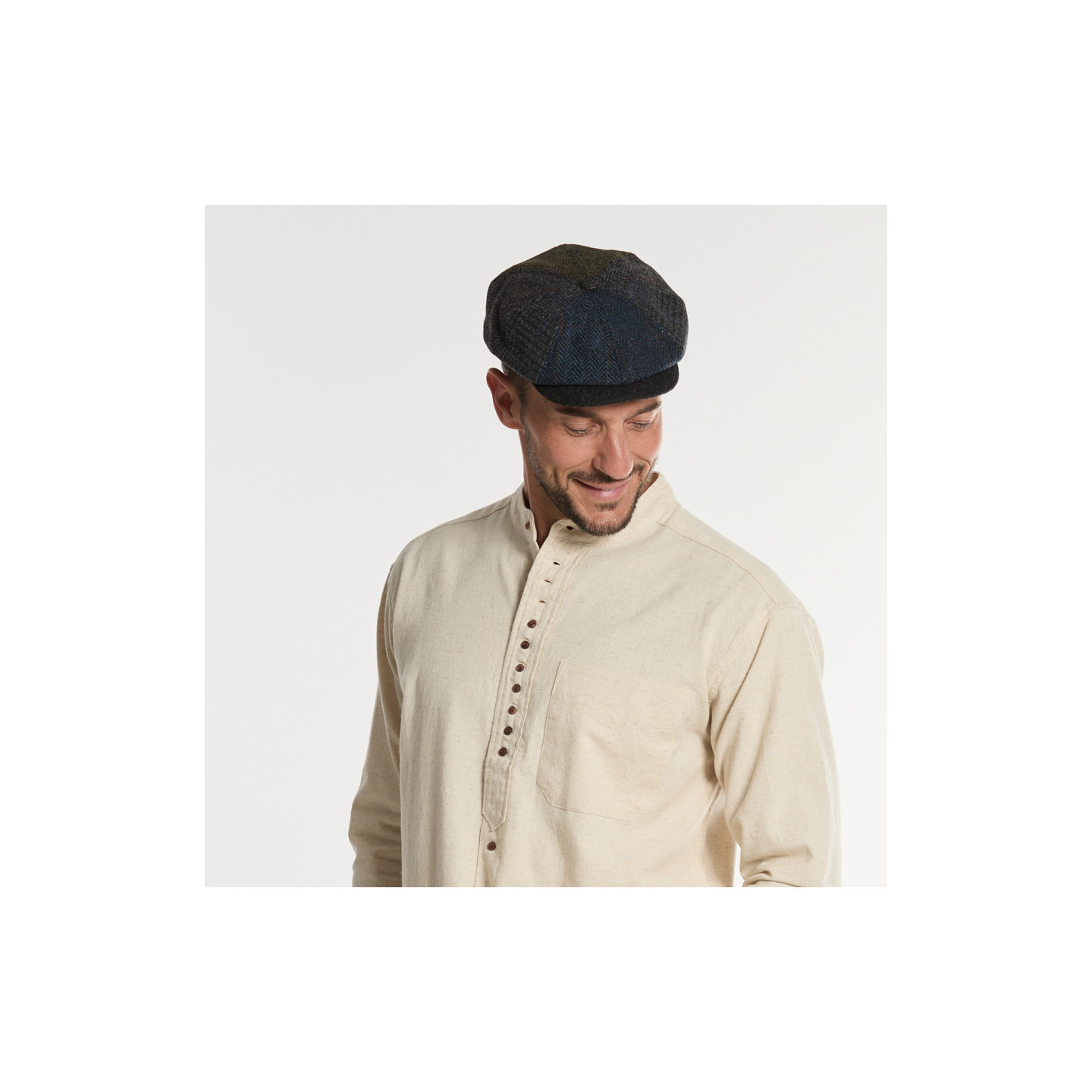Civilian Ecru Officer Collar Shirt