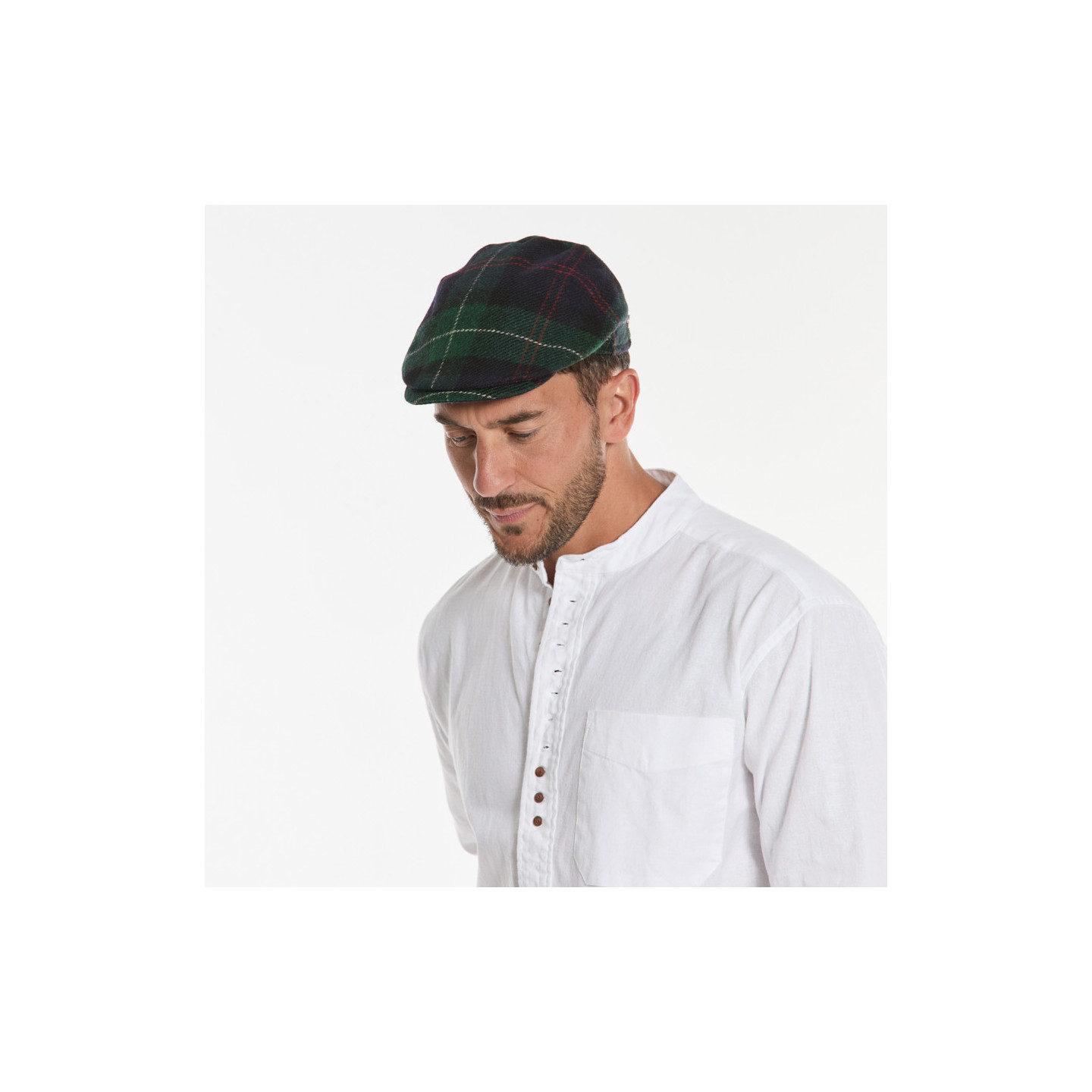 Civilian Officer Collar White Irish Shirt