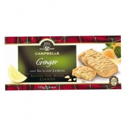 Ginger and Lemon Cookies Campbells 125g