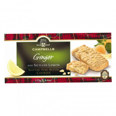 Ginger and Lemon Cookies Campbells 125g