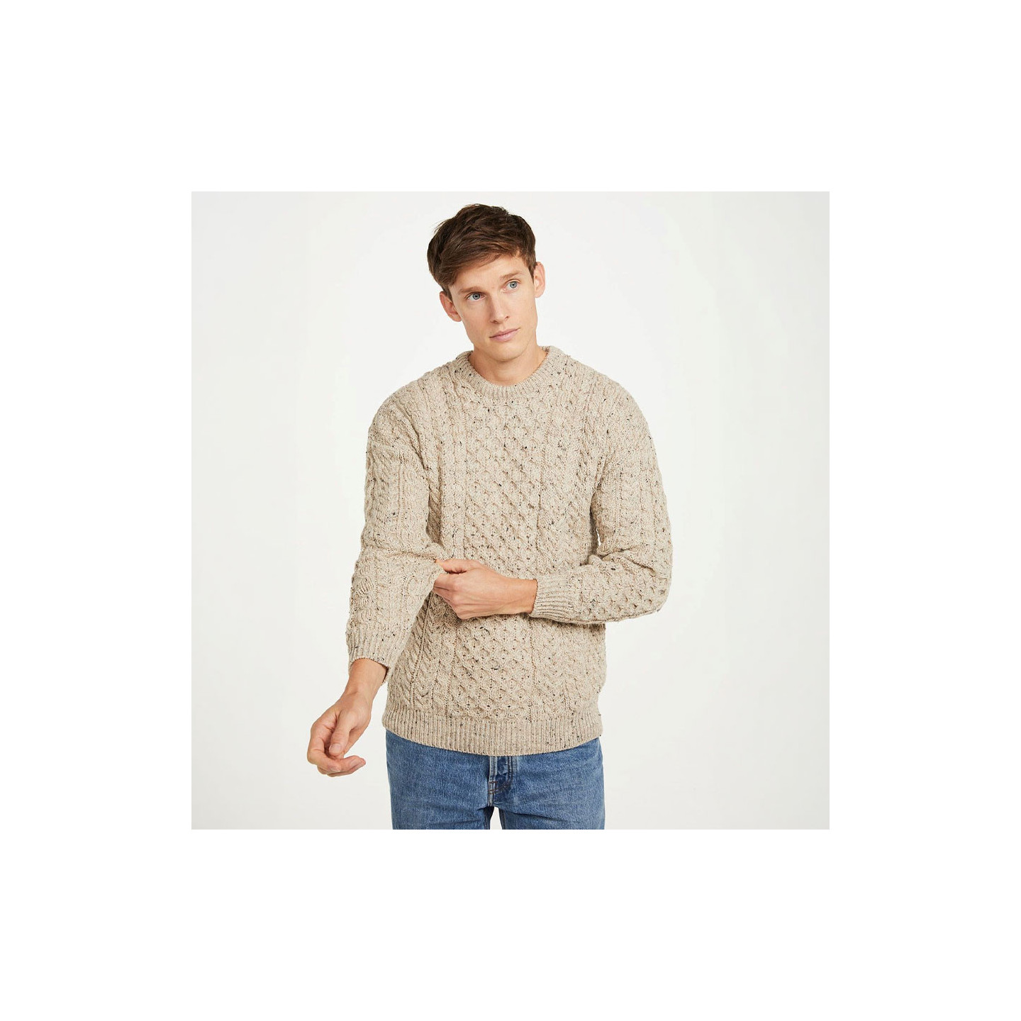 Pull Col Rond Skiddaw Aran Woollen Mills
