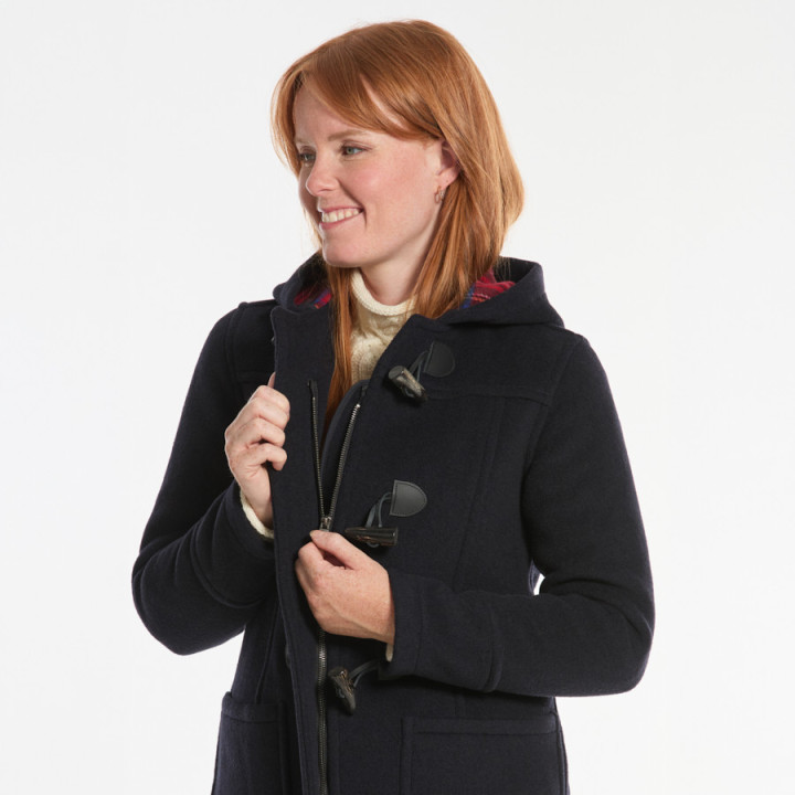 London Tradition Navy Duffle-Coat Fiona