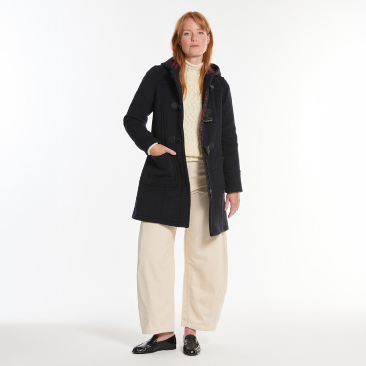 London Tradition Navy Duffle-Coat Fiona