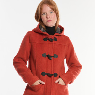 London Tradition Orange Fiona Duffle-Coat