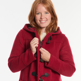 London Tradition Fiona Cherry Zipped Duffle-Coat