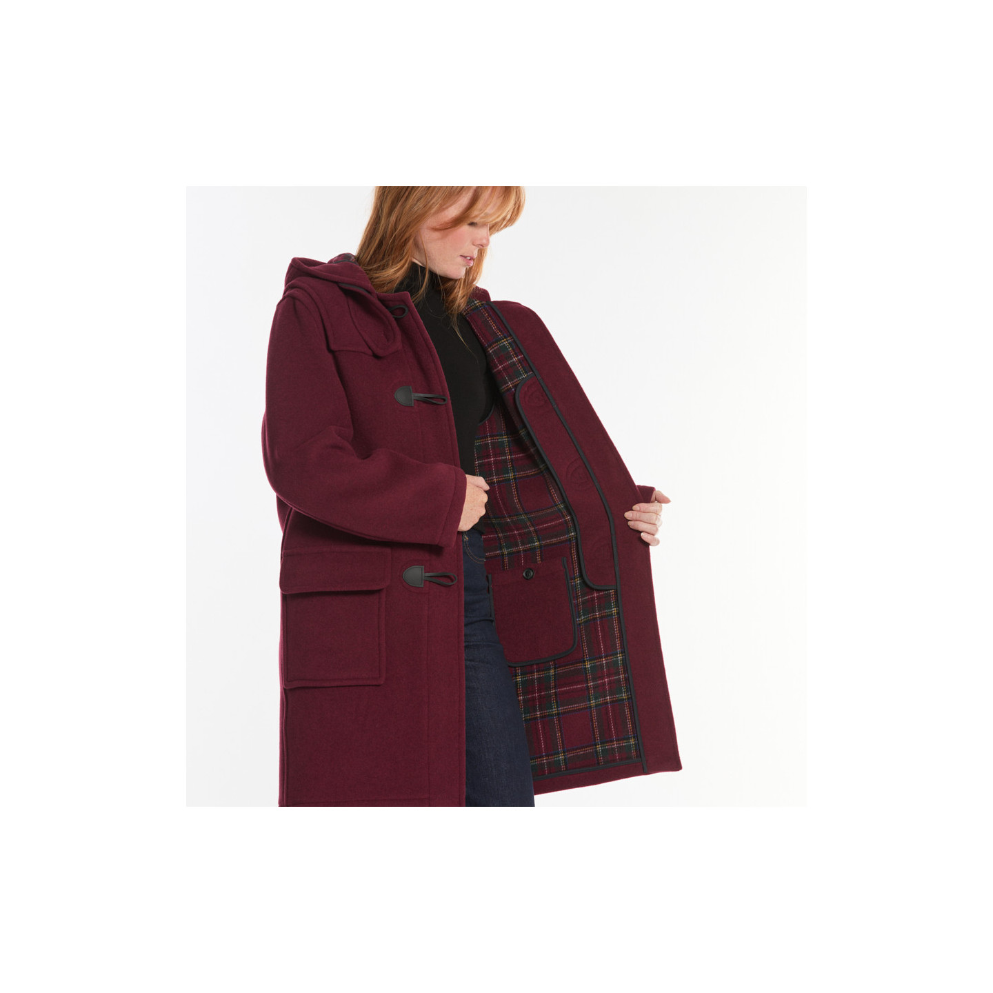 Duffle- Coat Emily Wine London Tradition