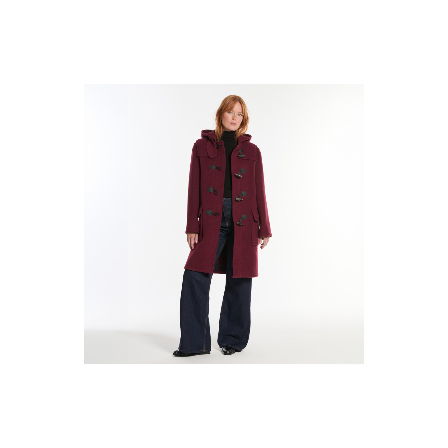 London Tradition Duffle-Coat Emily Wine