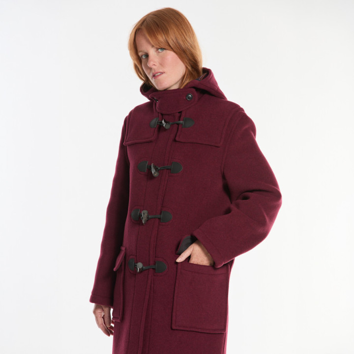 London Tradition Duffle-Coat Emily Wine