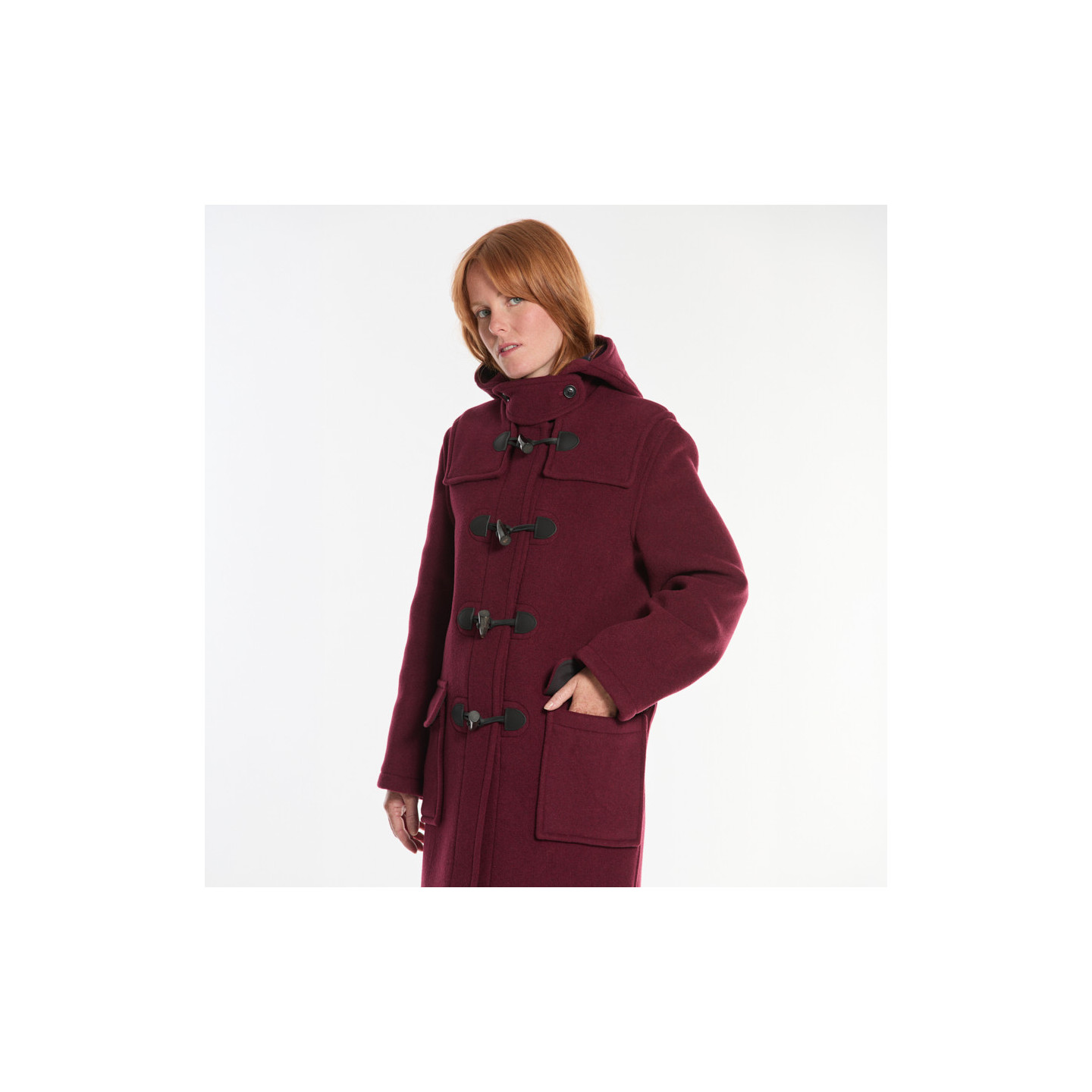 Duffle- Coat Emily Wine London Tradition