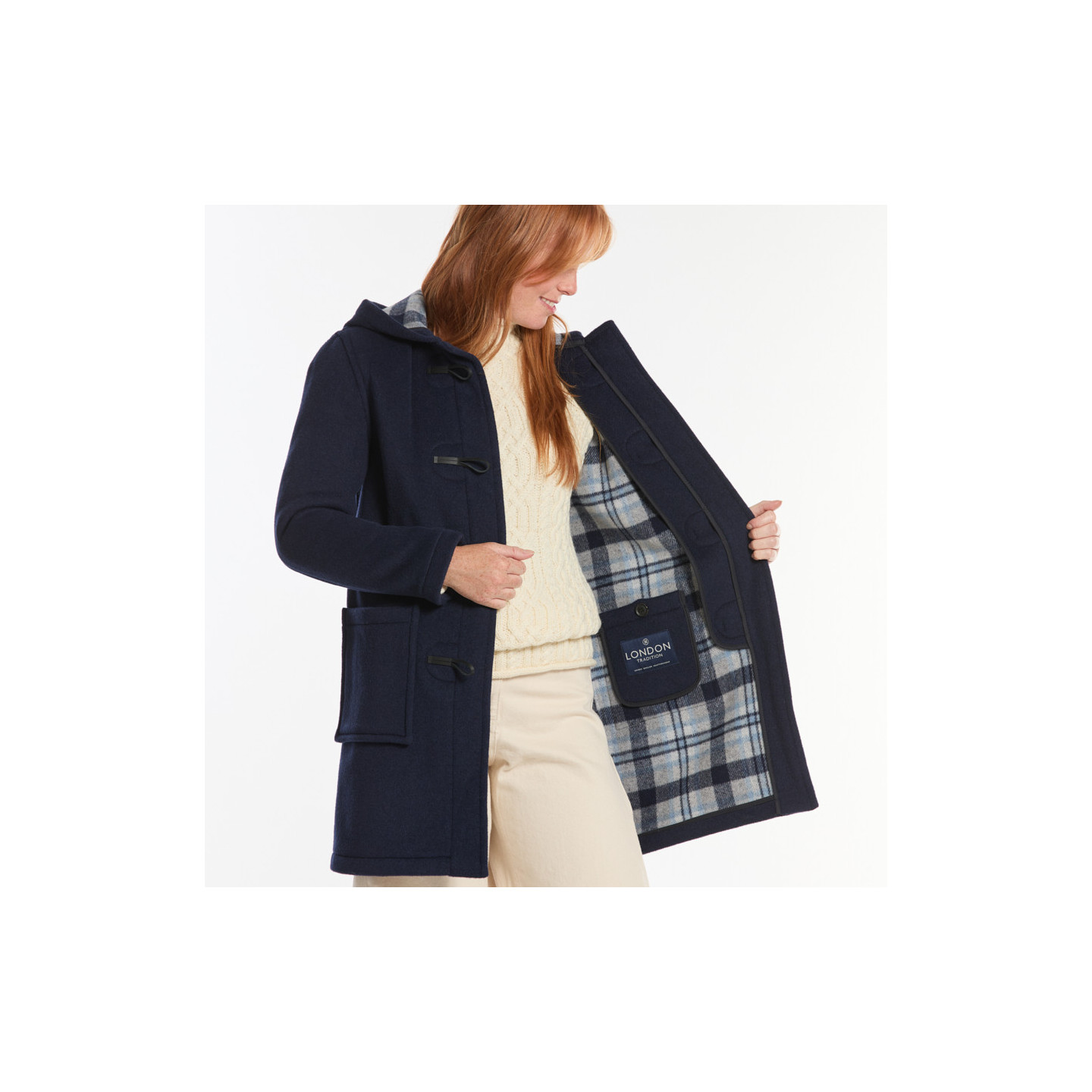 Duffle-Coat Angela Bleu London Tradition