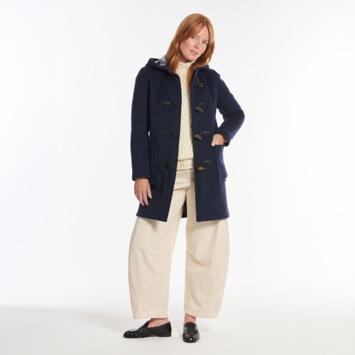 London Tradition Blue Angela Duffle-Coat