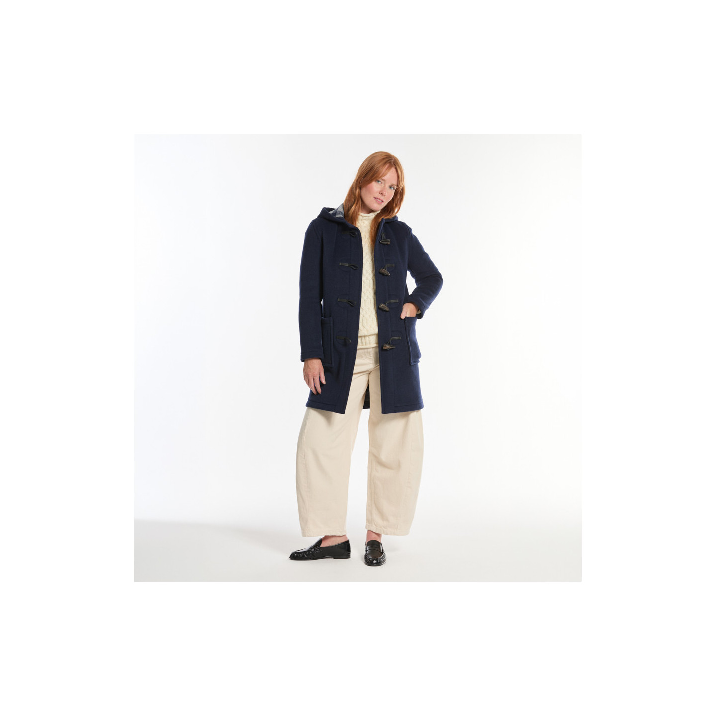 Duffle-Coat Angela Bleu London Tradition
