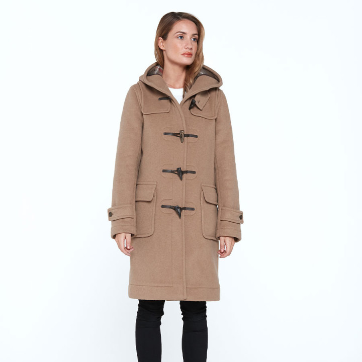 London Tradition Camel Emily Duffle-Coat