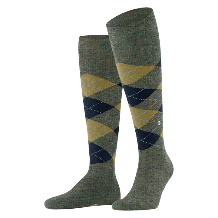 Chaussettes Hautes Homme Edinburgh Mélange Burlington