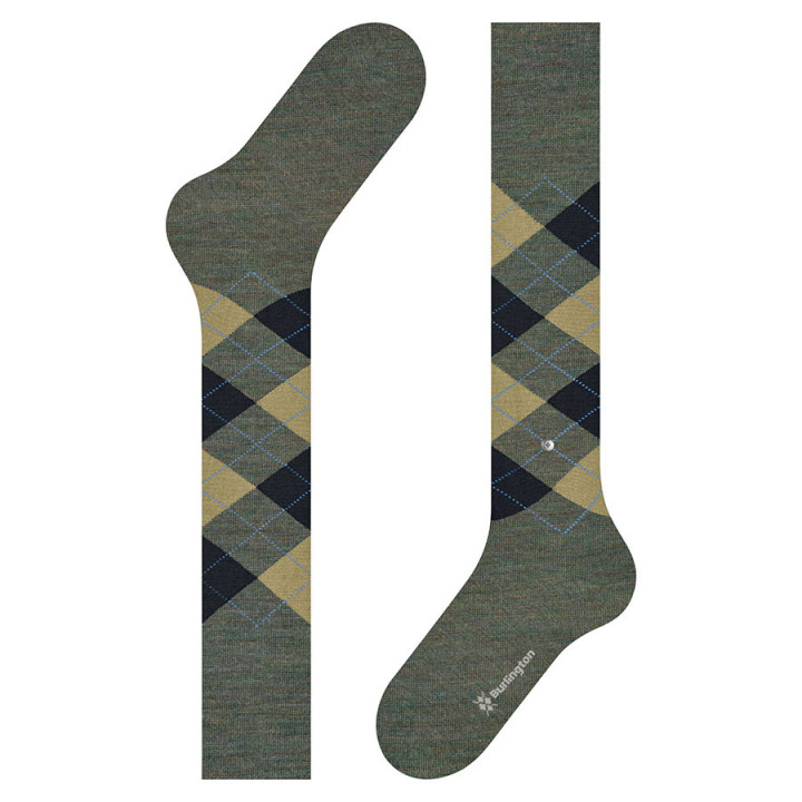 Chaussettes Hautes Homme Edinburgh Mélange Burlington
