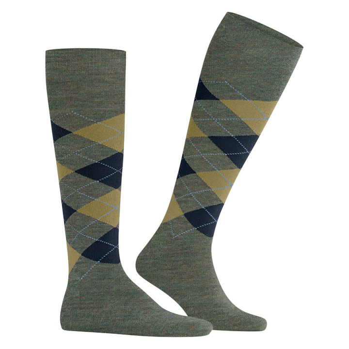 Chaussettes Hautes Homme Edinburgh Mélange Burlington