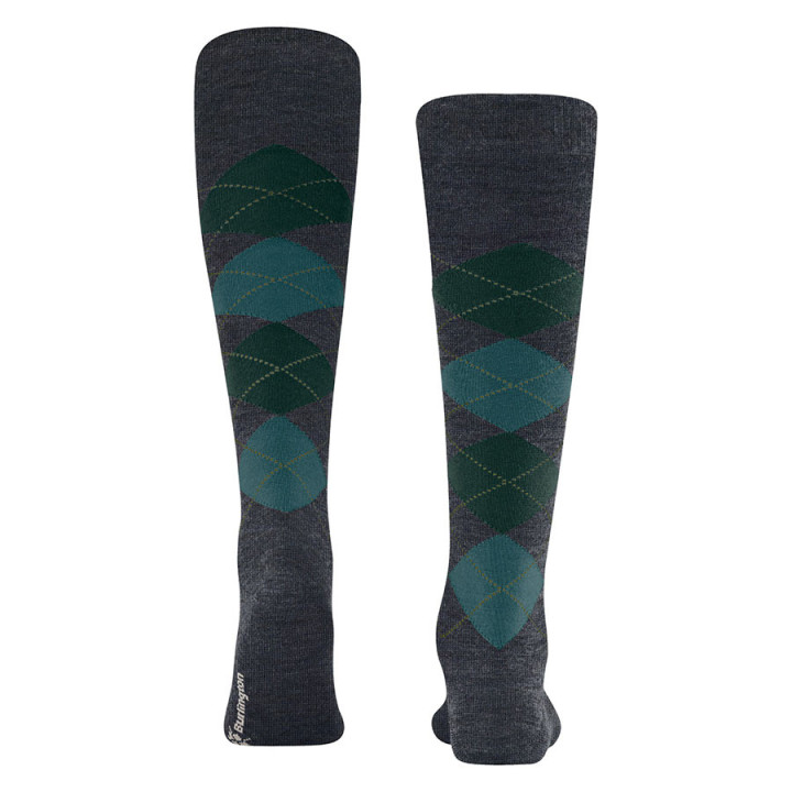 Chaussettes Hautes Homme Edinburgh Mélange Burlington