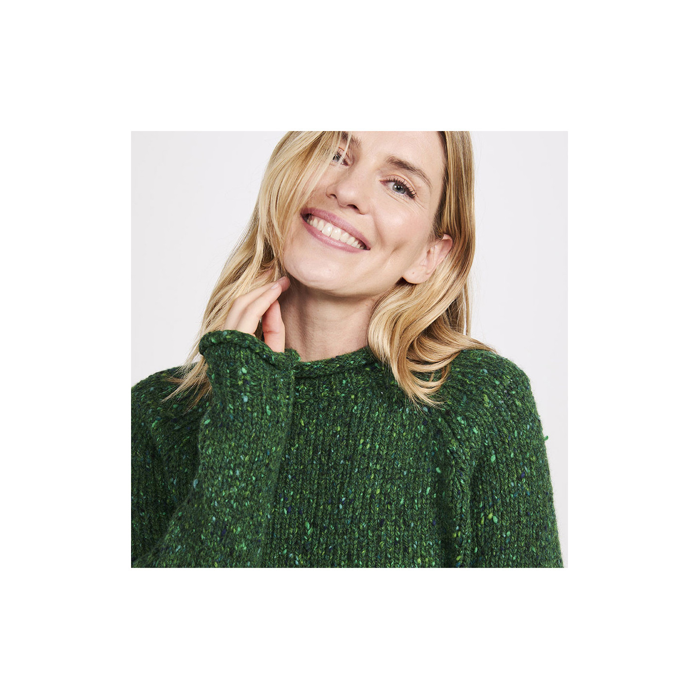 Pull Ballina Vert Aran Woollen Mills
