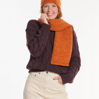 Echarpe Ballina Donegal Orange Aran Woollen Mills