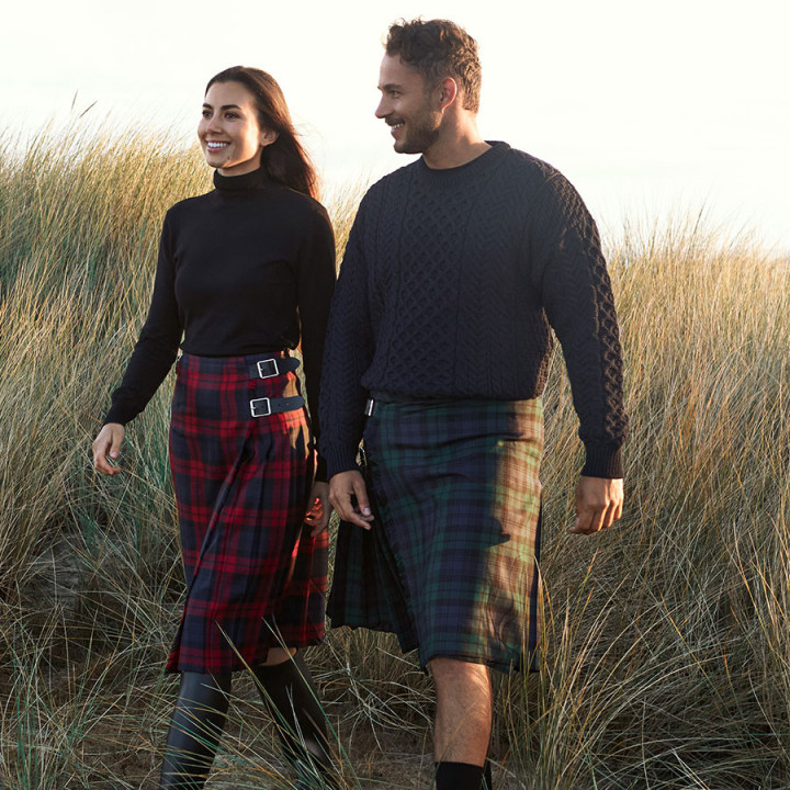 O'Neil of Dublin Black Watch Men's Kilt