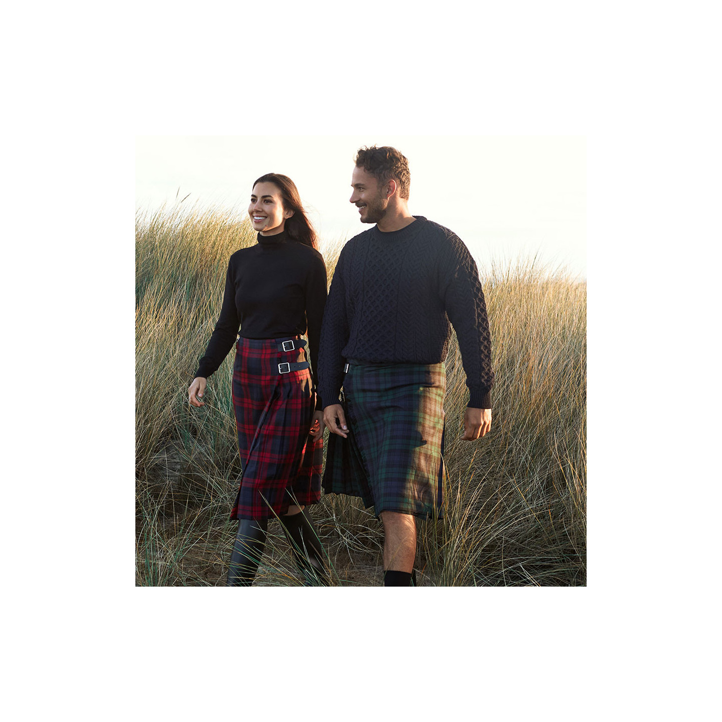 O'Neil of Dublin Black Watch Men's Kilt